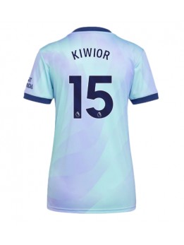 Arsenal Jakub Kiwior #15 Ausweichtrikot für Frauen 2024-25 Kurzarm